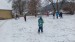 Hry na sněhu a bobování před MŠ